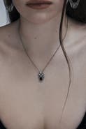 Disturbia Querida Sterling Silver Dragon Necklace