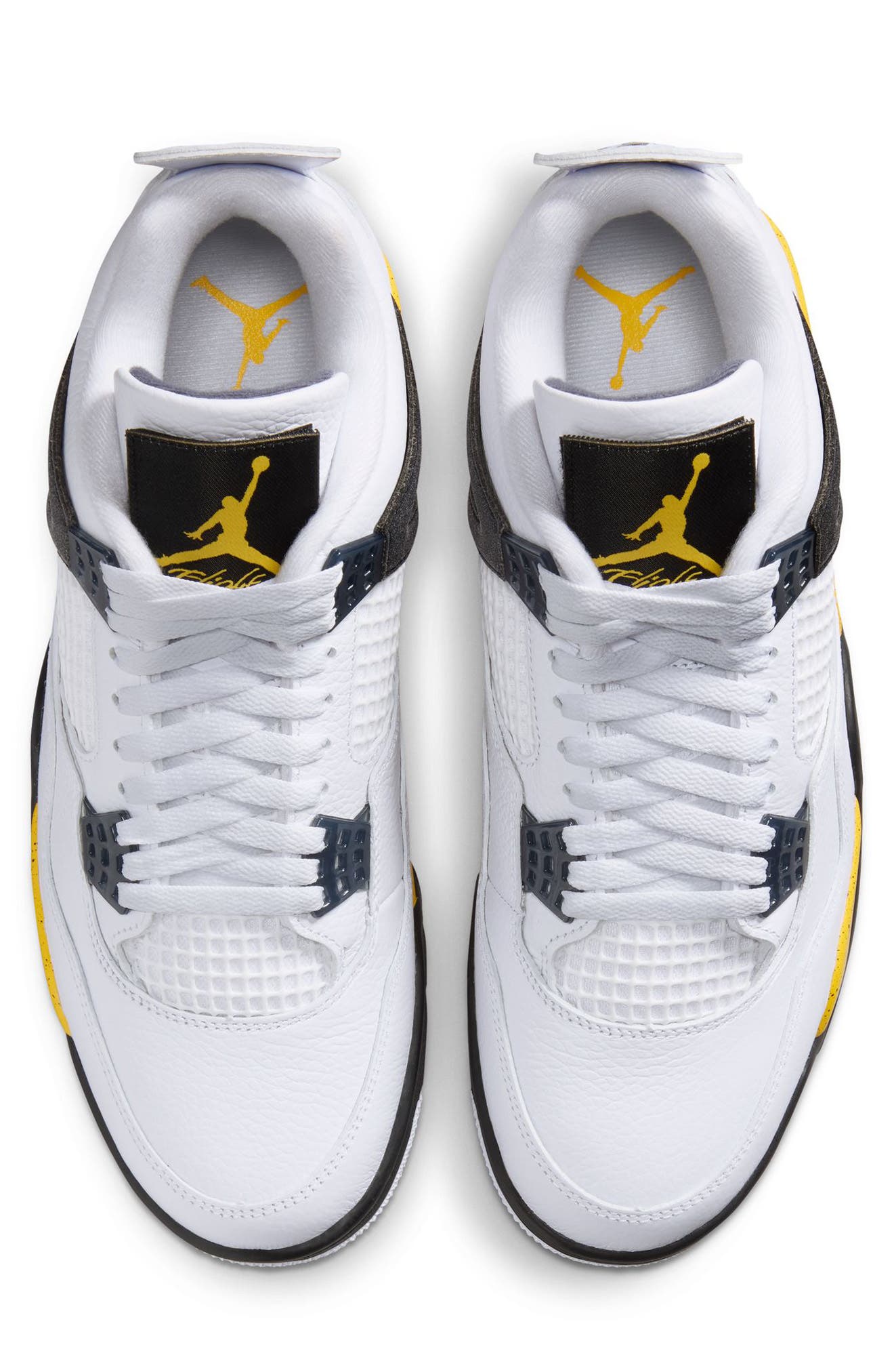 Air Jordan 4 Retro Basketball Sneaker, Alternate, color, 102 WHITE/MLTCLR
