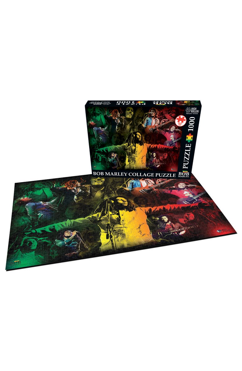 Bob Marley 1000 Piece Collage Jigsaw Puzzle, Size 19 x 26 Inches, 13+, Alternate, color, 