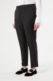 Marina Rinaldi Fascino Virgin Wool Tapered Trousers
