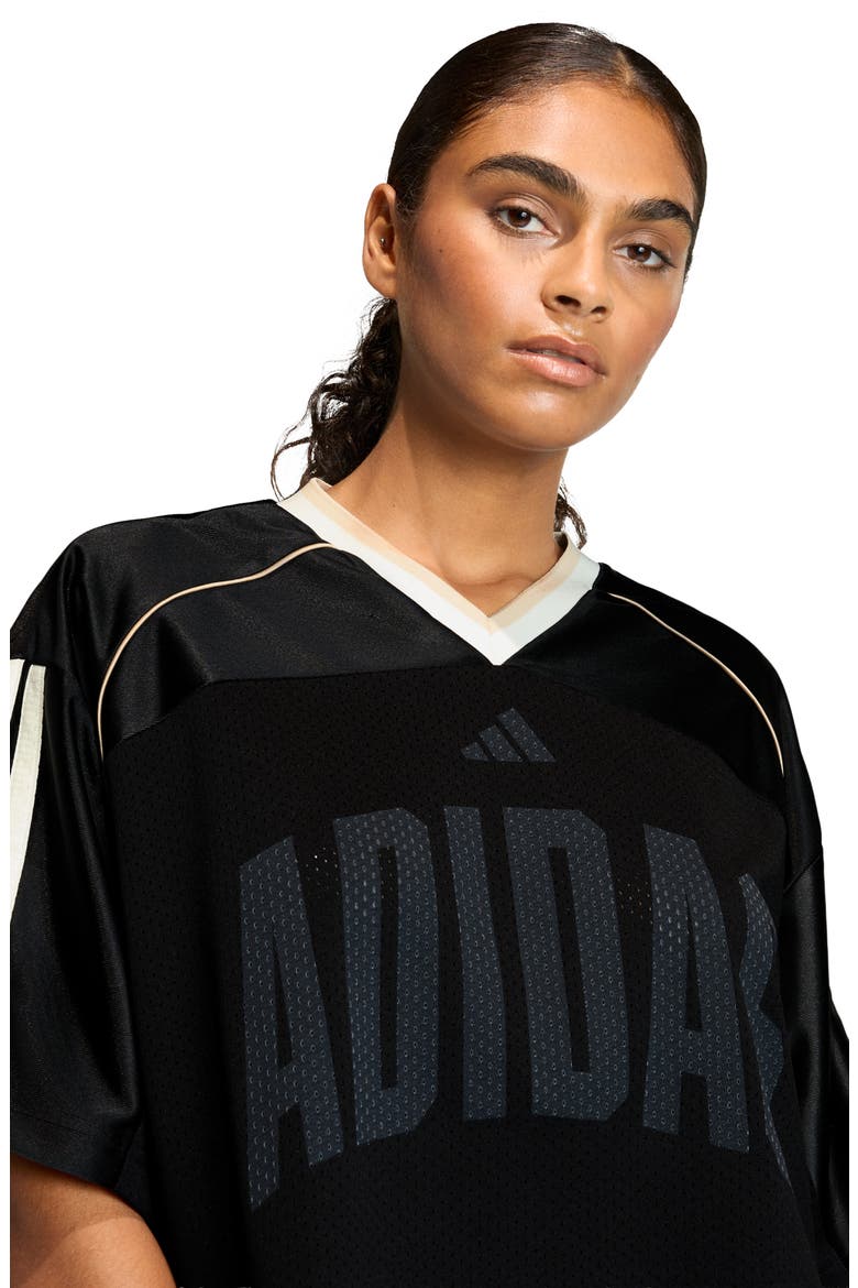Stadium Mesh T-Shirt, Alternate, color, BLACK/CRYSTAL LINEN/OFF WHITE