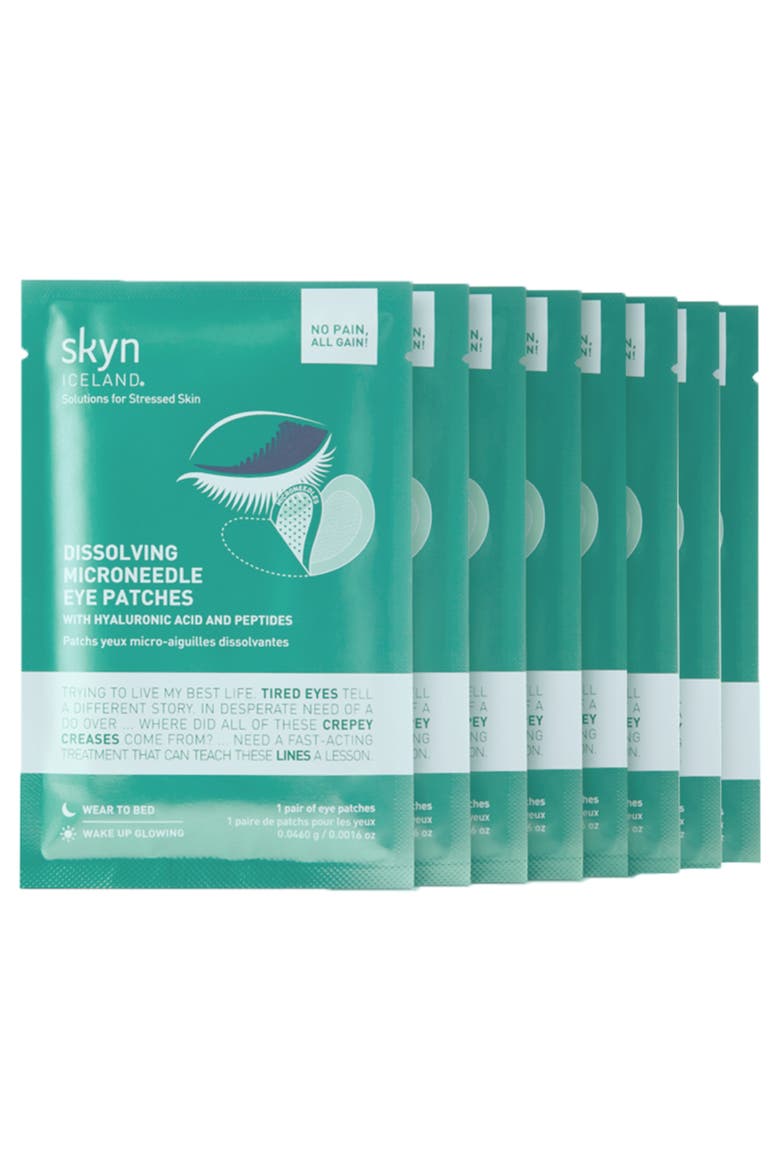 Dissolving Microneedle Eye Patches 8-Pack, Main, color, Regular