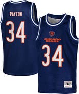 Mitchell & Ness Youth Mitchell & Ness Walter Payton Navy Chicago Bears Retired Player NFL Basketball Fashion Jersey