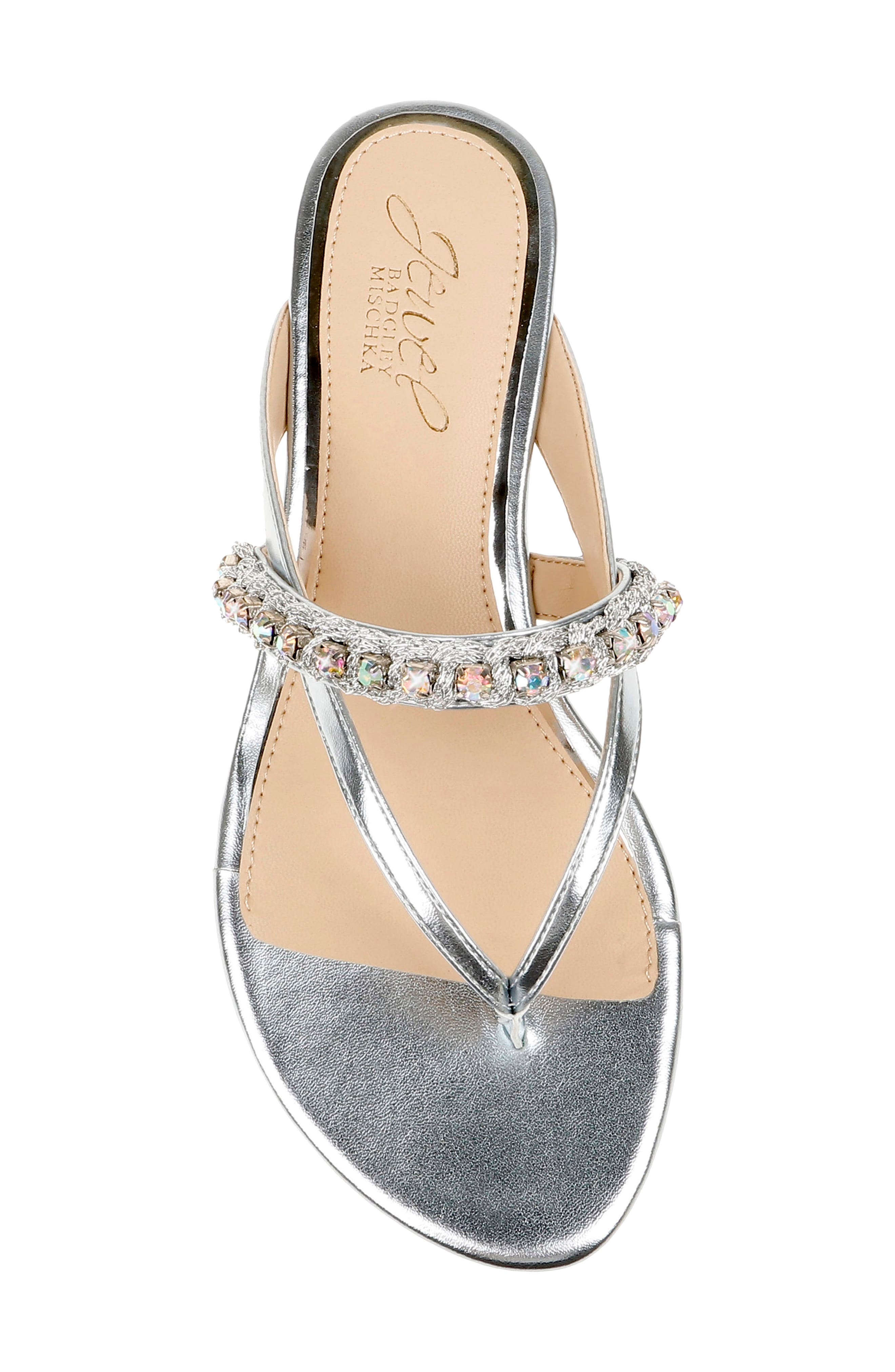 Jewel Badgley Odina Flip Flop, Alternate, color, SKY BLUE METALLIC