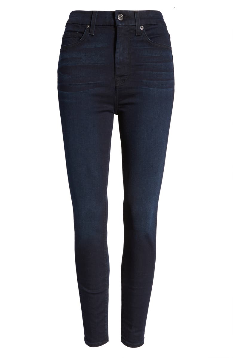 7 For All Mankind High Waist Ankle Skinny Jeans, Alternate, color, 
