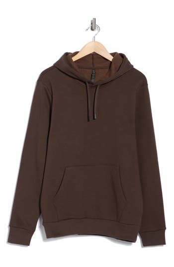 Z By Zella Freeform Fleece Pullover Hoodie In Brown