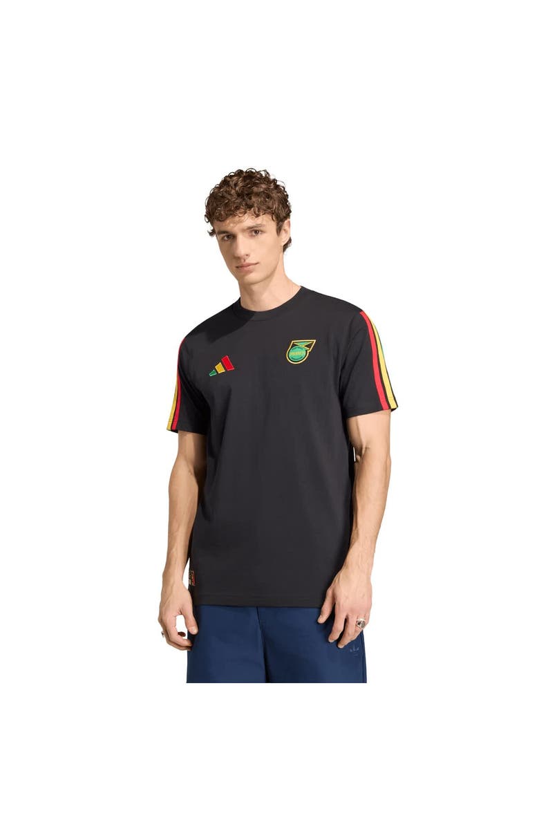 adidas Men's adidas Black Jamaica National Team Alphaskin T-Shirt, Main, color, Black