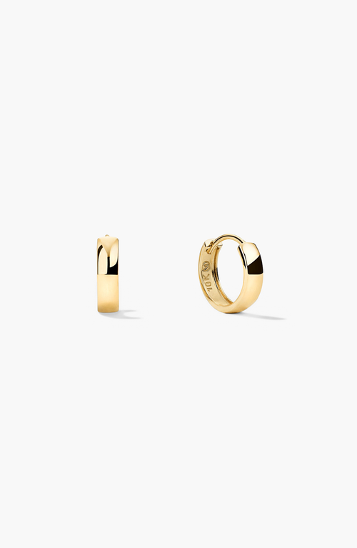Bold Huggie Hoops in 10K Yellow Gold by MEJURI at Nordstrom