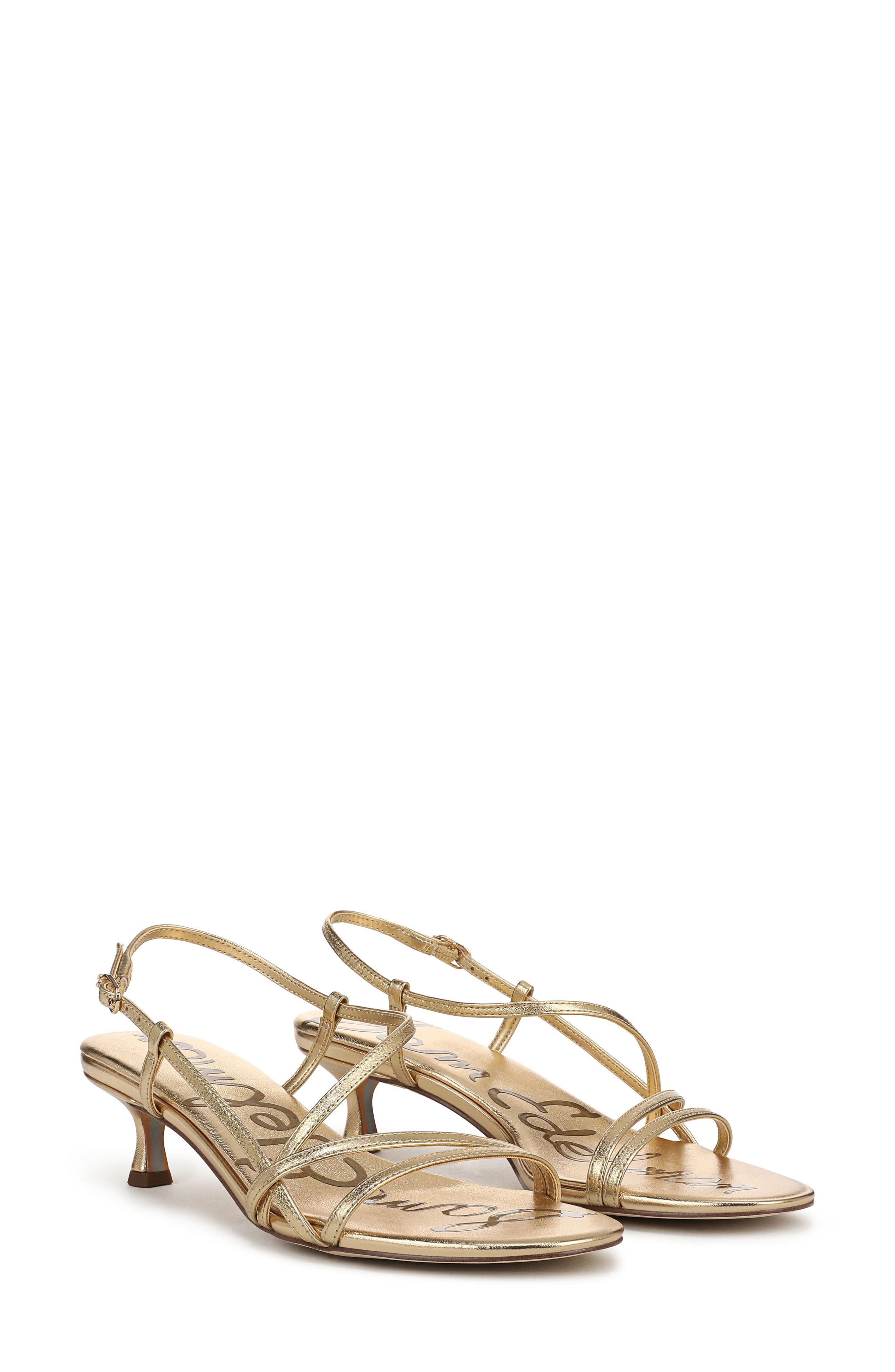 Женские сандалии Sam Edelman Cora Slingback Kitten Heel Sandal — фото 8