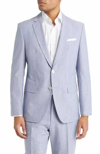 BOSS Hutson Cotton Blend Blazer