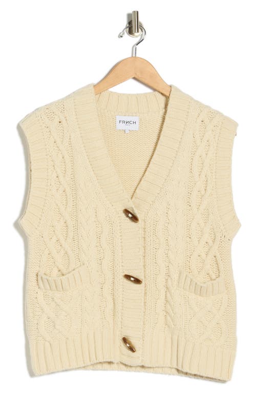 Frnch High Winter Sweater Vest In Neutral