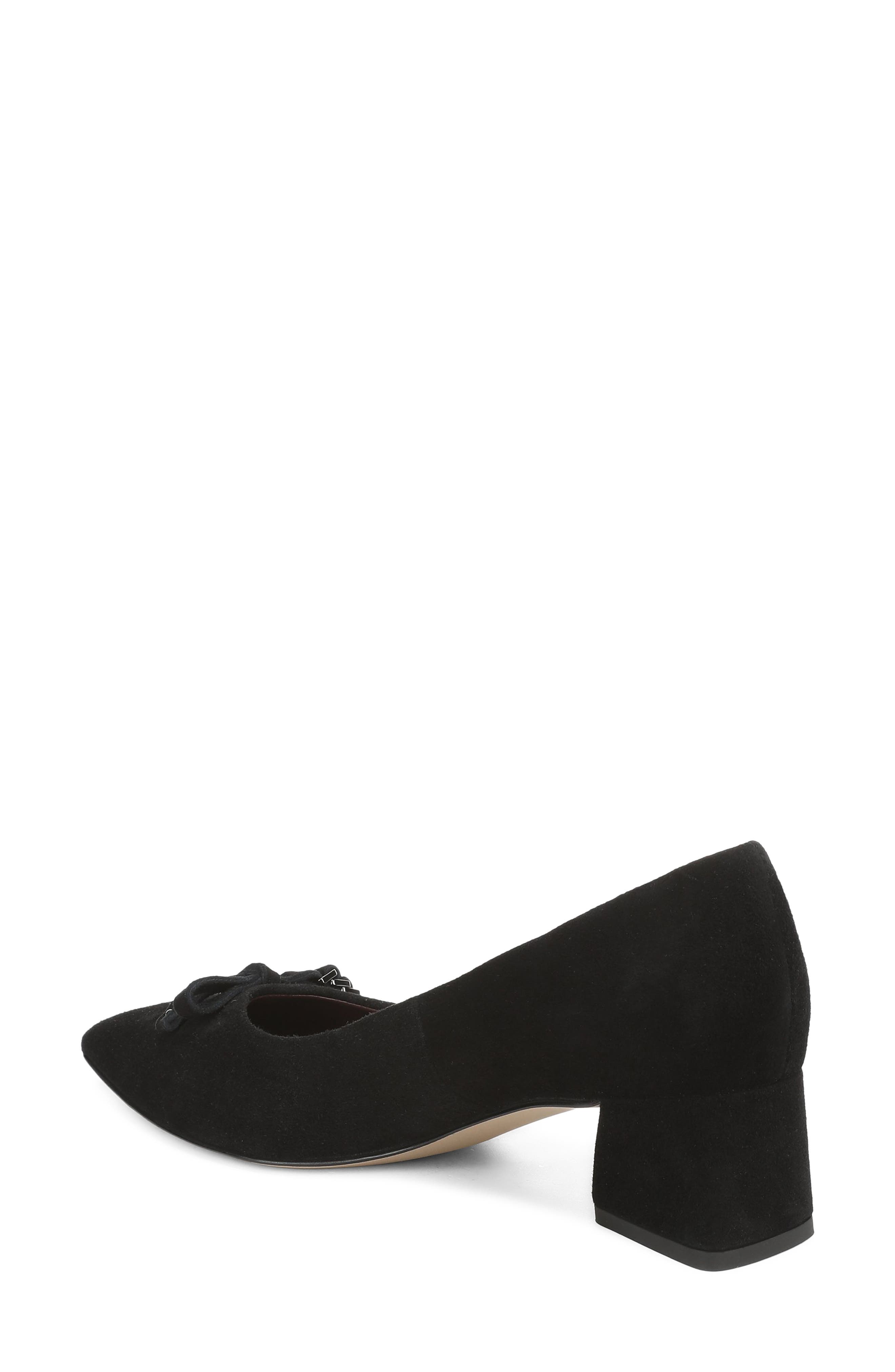 Racer Faux Leather Pump, Alternate, color, BLACK SUEDE