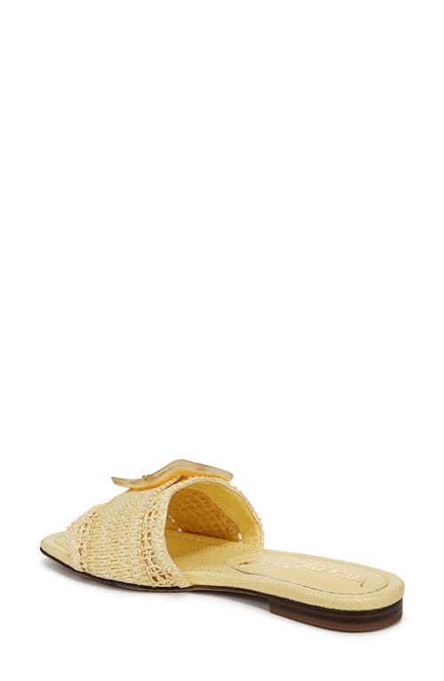 SAM EDELMAN SAM EDELMAN BAMBI RAFFIA BUCKLE SLIDE SANDAL
