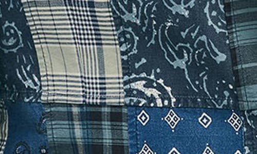 Brooks Brothers Classic Fit Cotton Patchwork Madras Sport Coat In Blue