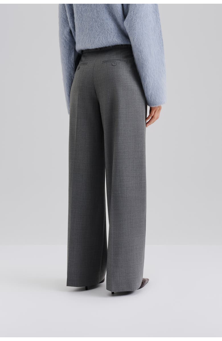 Malina Yana Tailored Wide Pants, Alternate, color, Grey