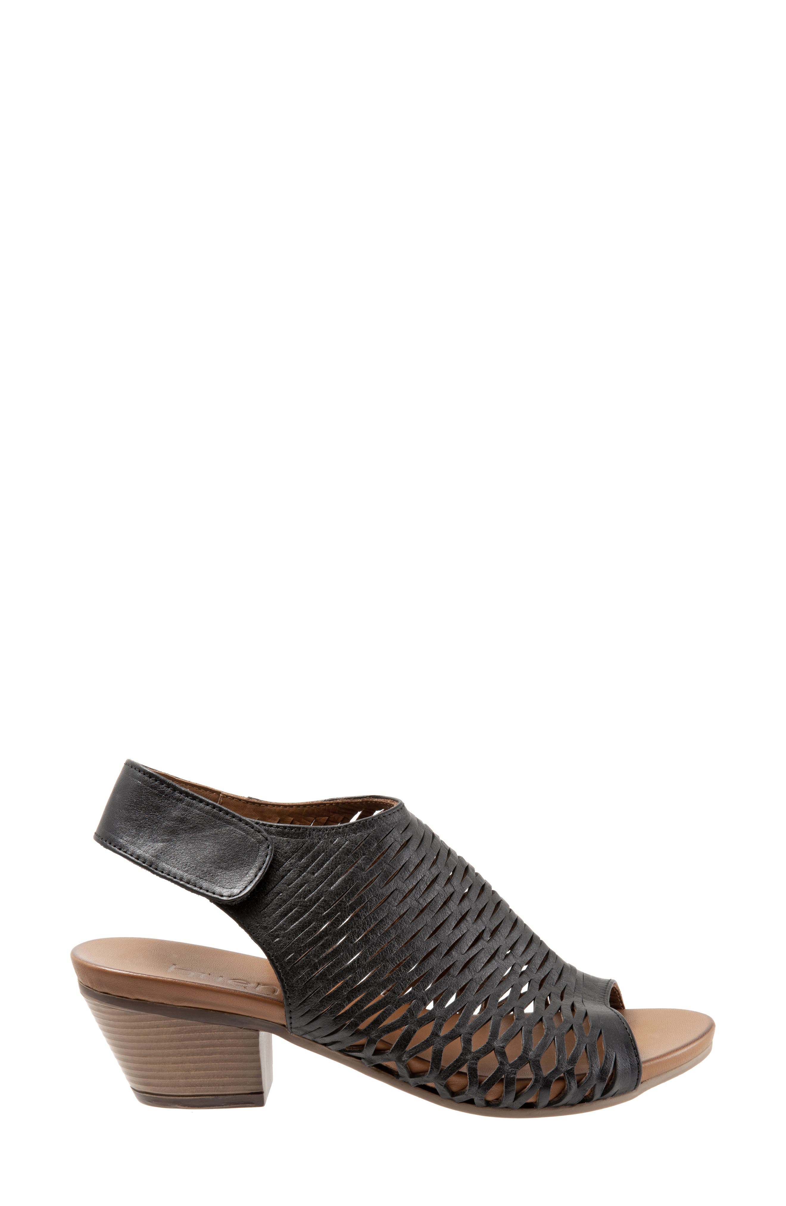 Bueno Lacey Slingback Sandal, Alternate, color, Black Leather