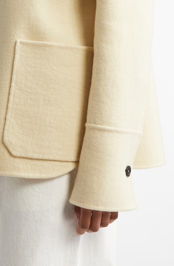 Jil Sander Double Face Wool Felt Shirt Jacket | Nordstrom