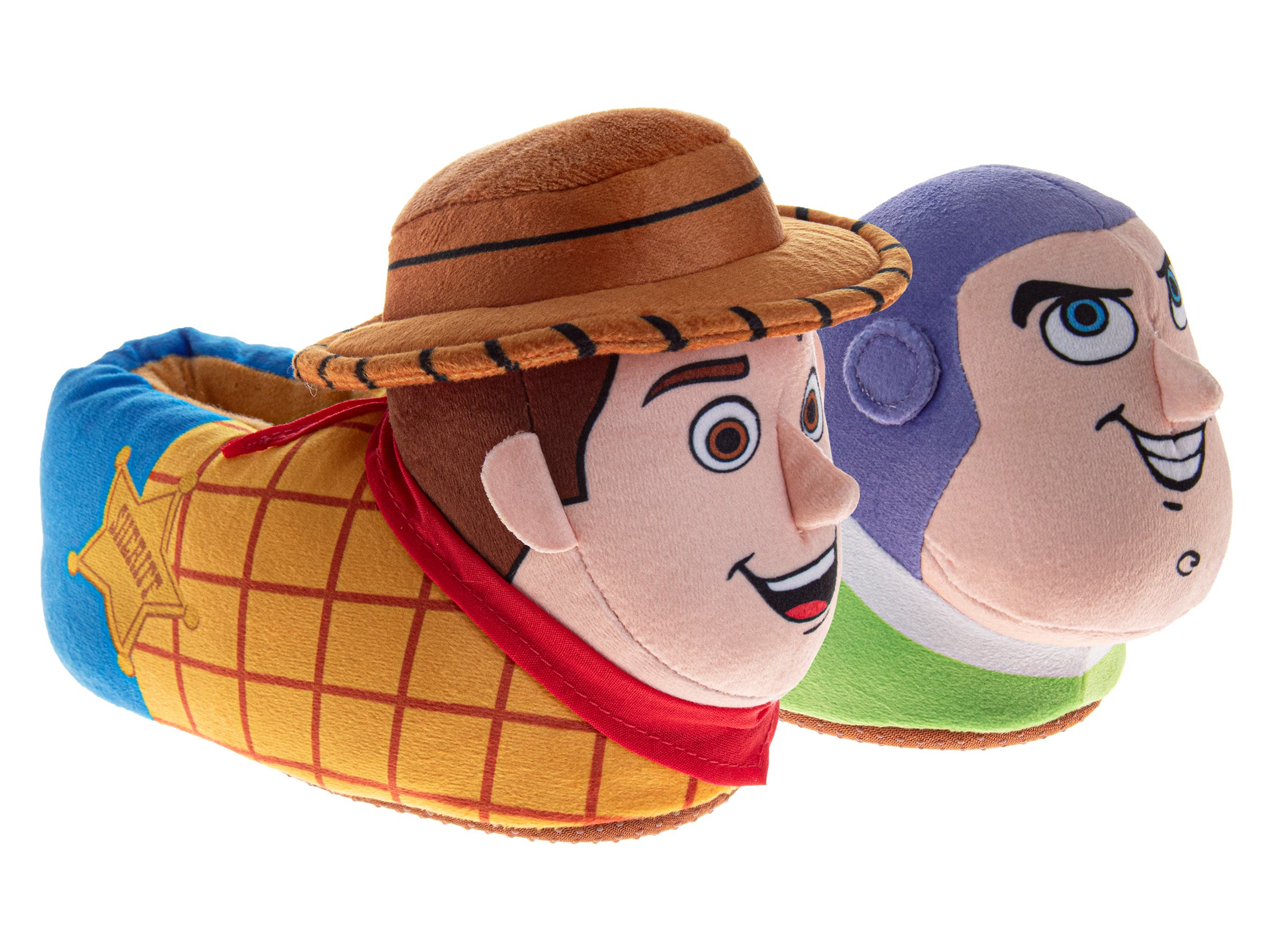Disney Toy Story Woody & Buzz 3D Slippers, Main, color, 