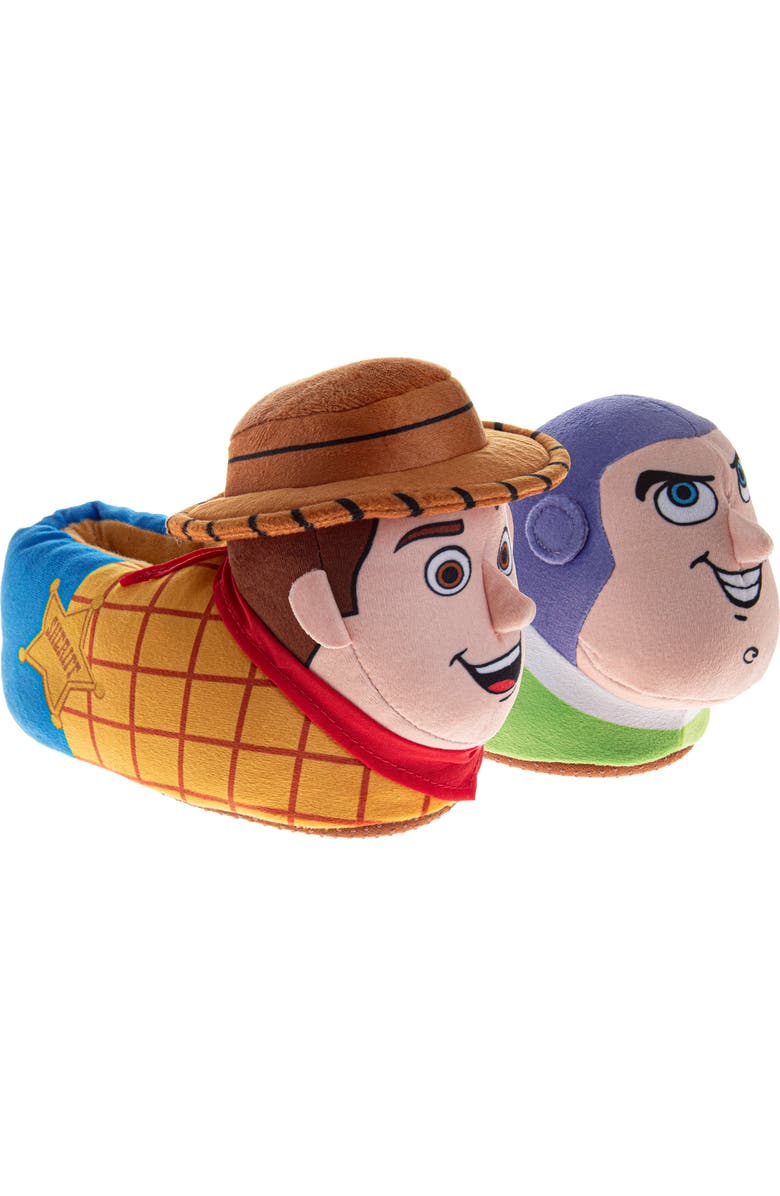 Disney Toy Story Woody & Buzz 3D Slippers, Main, color,