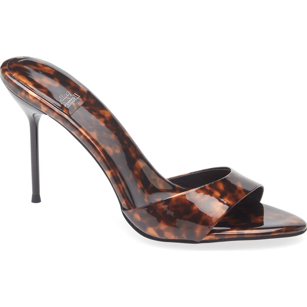 Jeffrey Campbell Ce-soire Slide Sandal In Tortoise