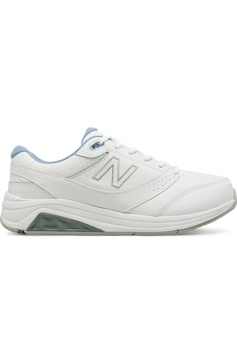 New Balance 928 V3 Walking Shoe, Main, color, White/ Blue