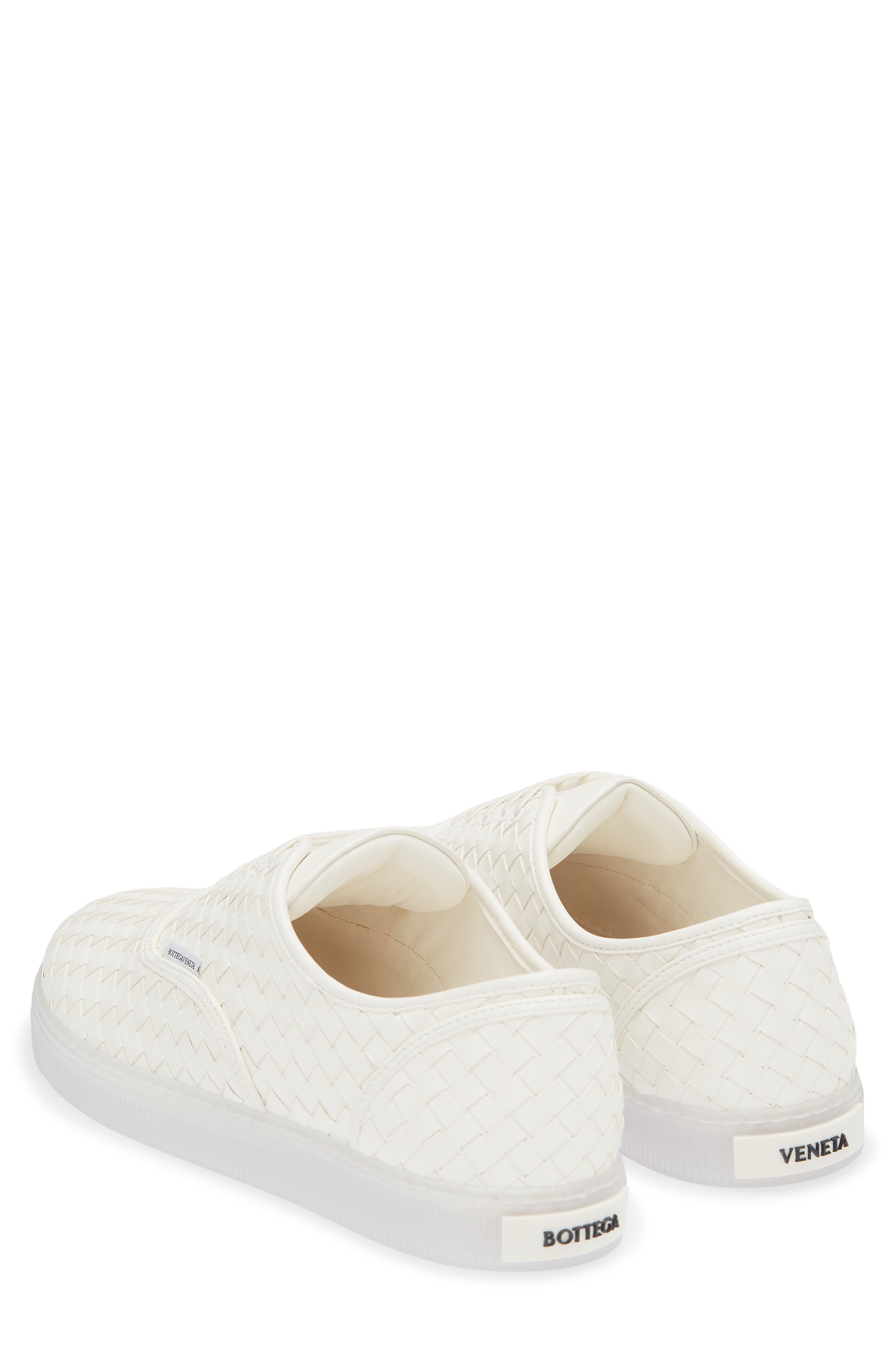 Bottega Veneta Serena Intrecciato Sneaker, Alternate, color, 9117 Alabaster