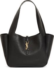 Saint Laurent Small Le 5 À 7 Bea Leather Tote
