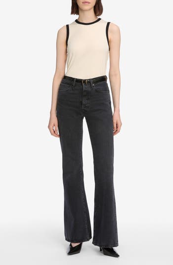 The Lax High Waist Flare Jeans