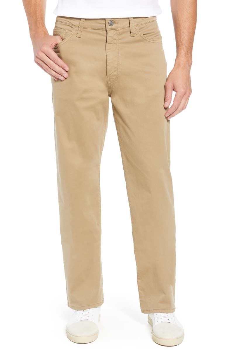 Mavi Jeans Max Relaxed Fit Twill Pants, Main, color, British Khaki Twill