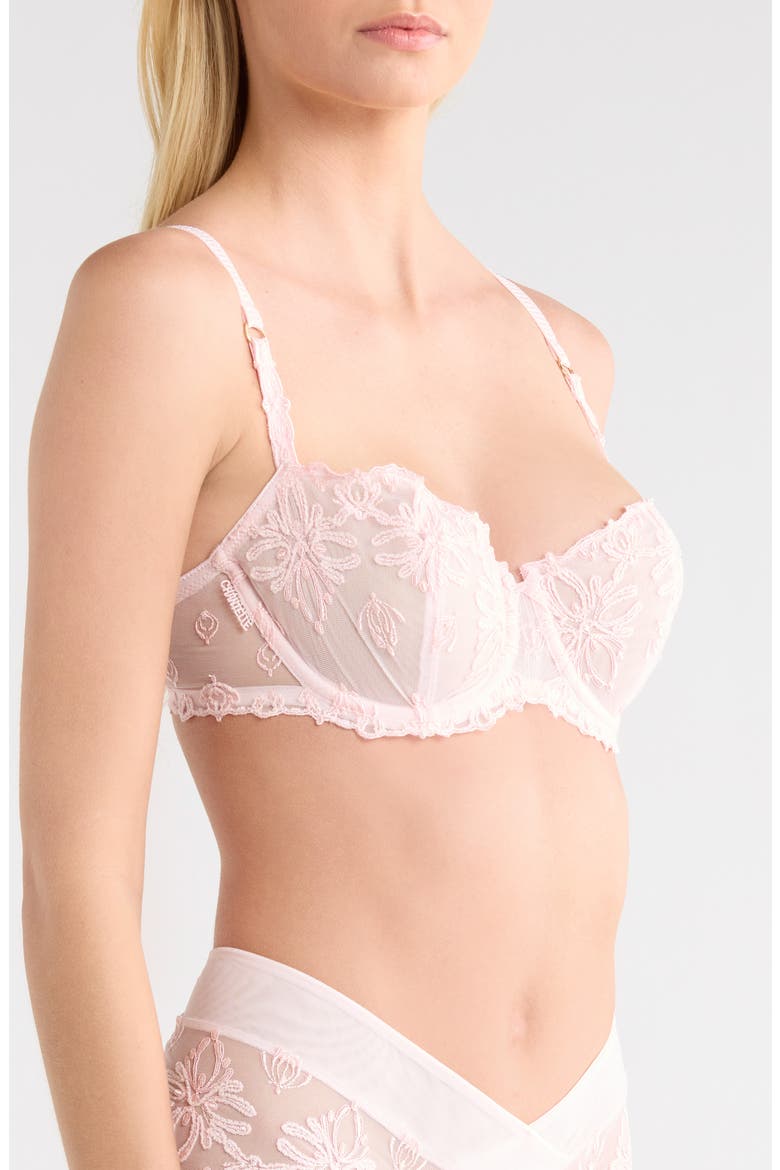 Champs-Élysées Underwire Demi Bra, Alternate, color, PINK CLOUD