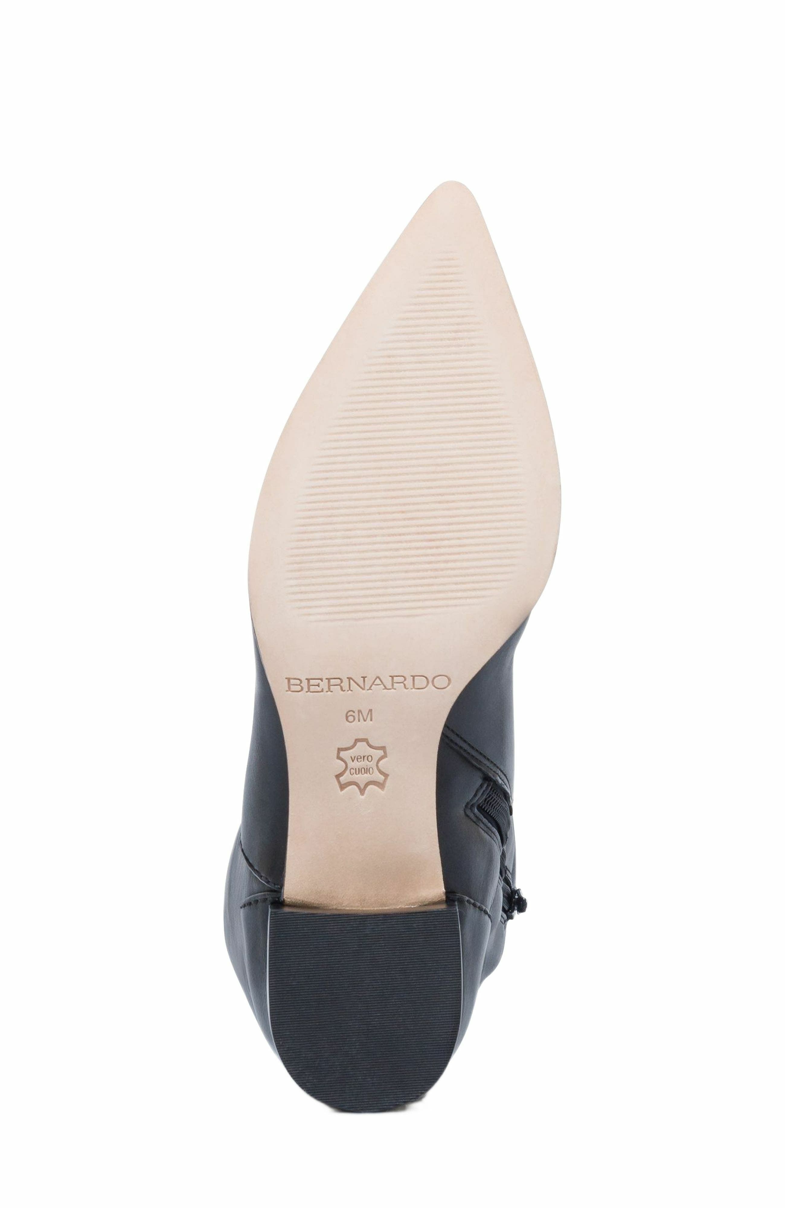 Milano Knee-High Pointed Toe Boot, Alternate, color, BLACK