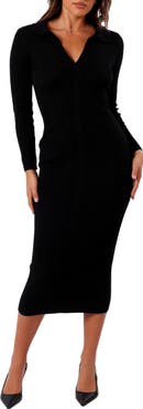 Petal & Pup Irene Long Sleeve Sweater Dress