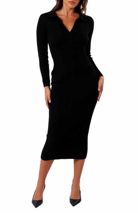 Petal & Pup Irene Long Sleeve Sweater Dress