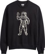 Billionaire Boys Club BB Astronaut Embroidered Cotton Crewneck Sweatshirt