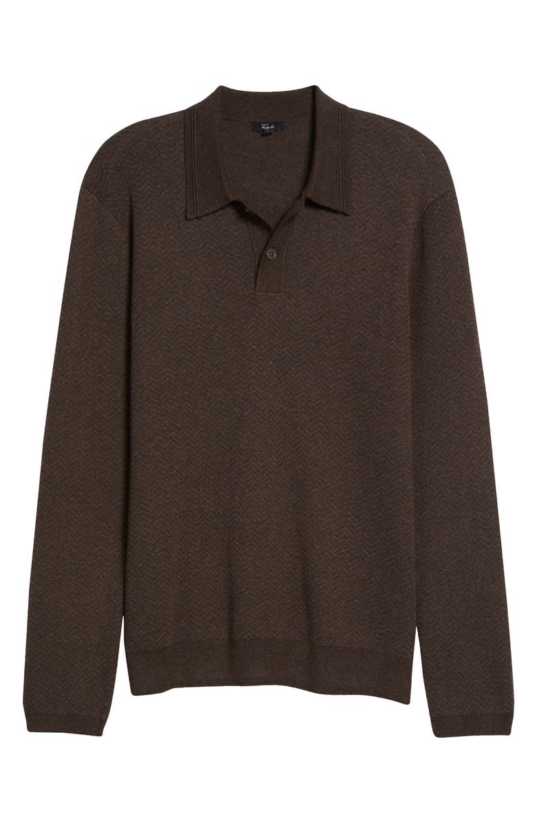 Rails Herrington Herringbone Polo Sweater, Alternate, color, 