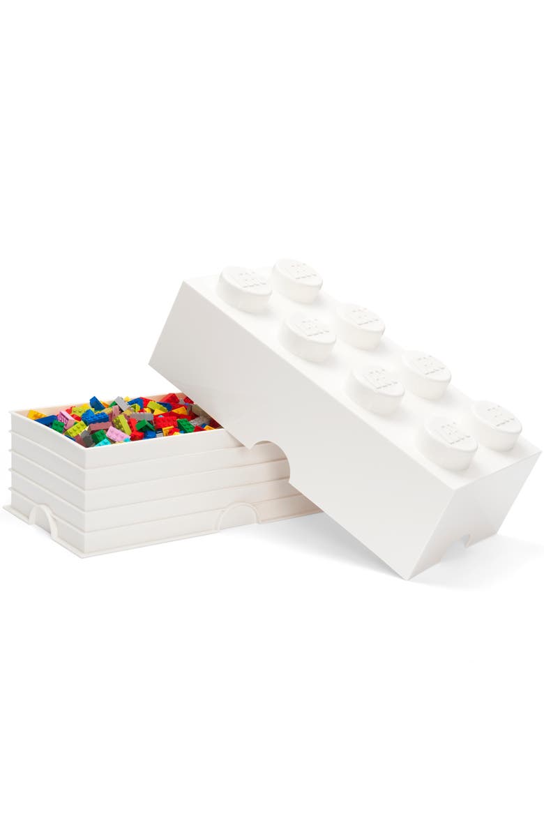 Storage Brick 8 White, Alternate, color, White