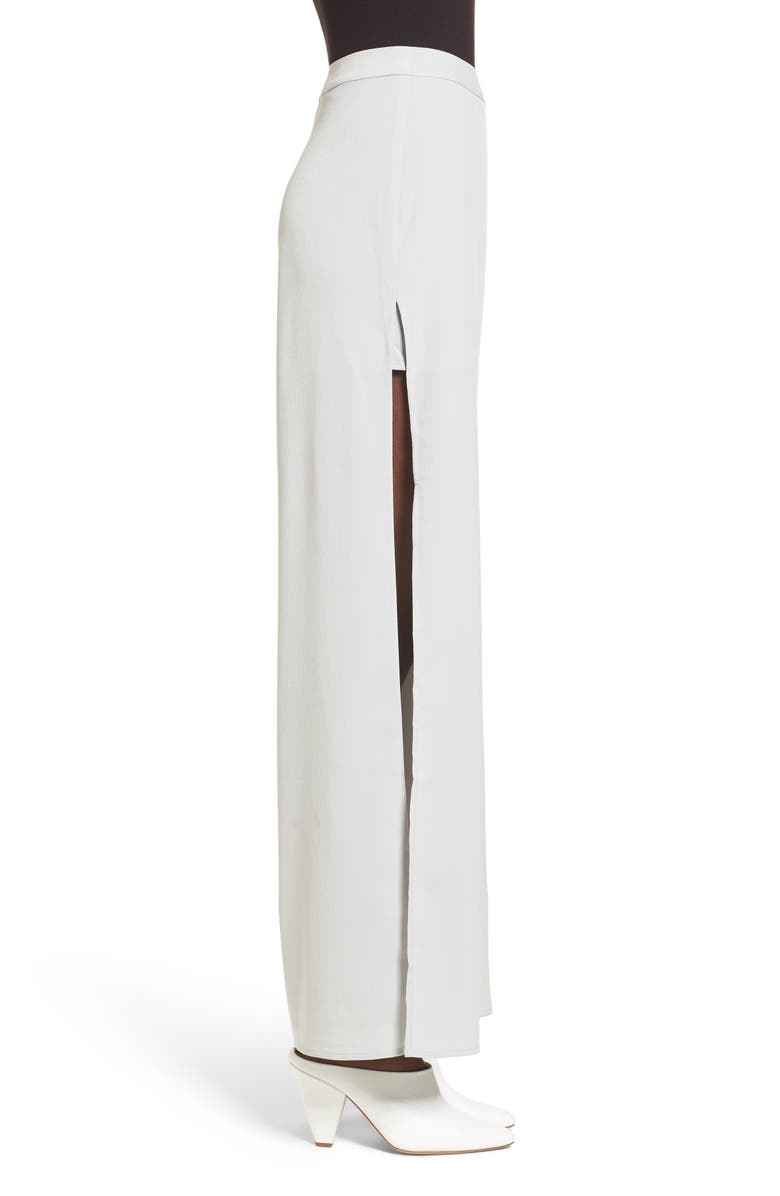 Leith High Waist Side Slit Wide Leg Pants, Alternate, color, Blue Pearl