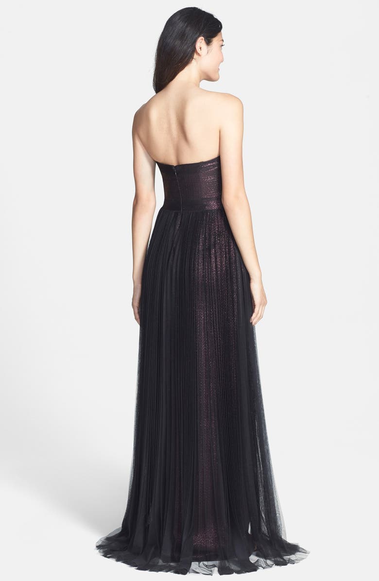 Adrianna Papell Shimmer Jacquard Gown, Alternate, color, 