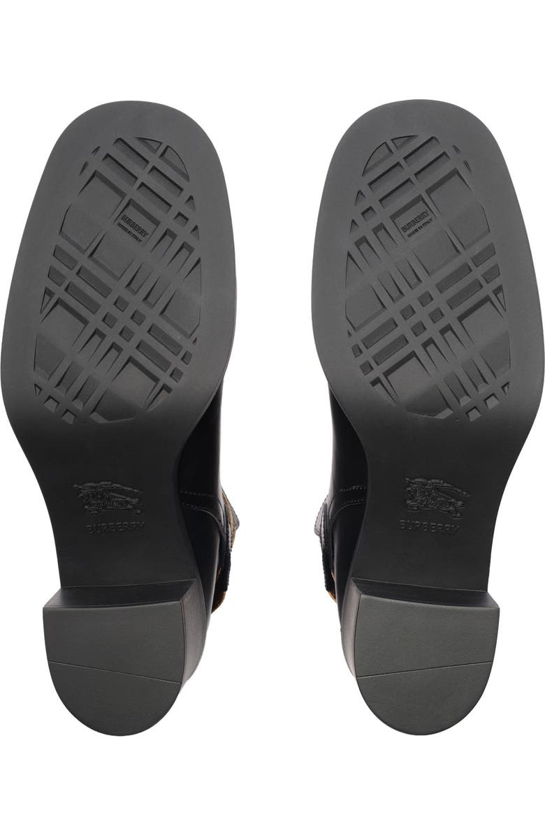Burberry Huntley Belted Bootie, Alternate, color, Black