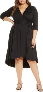 Kiyonna Winona High/Low Wrap Dress