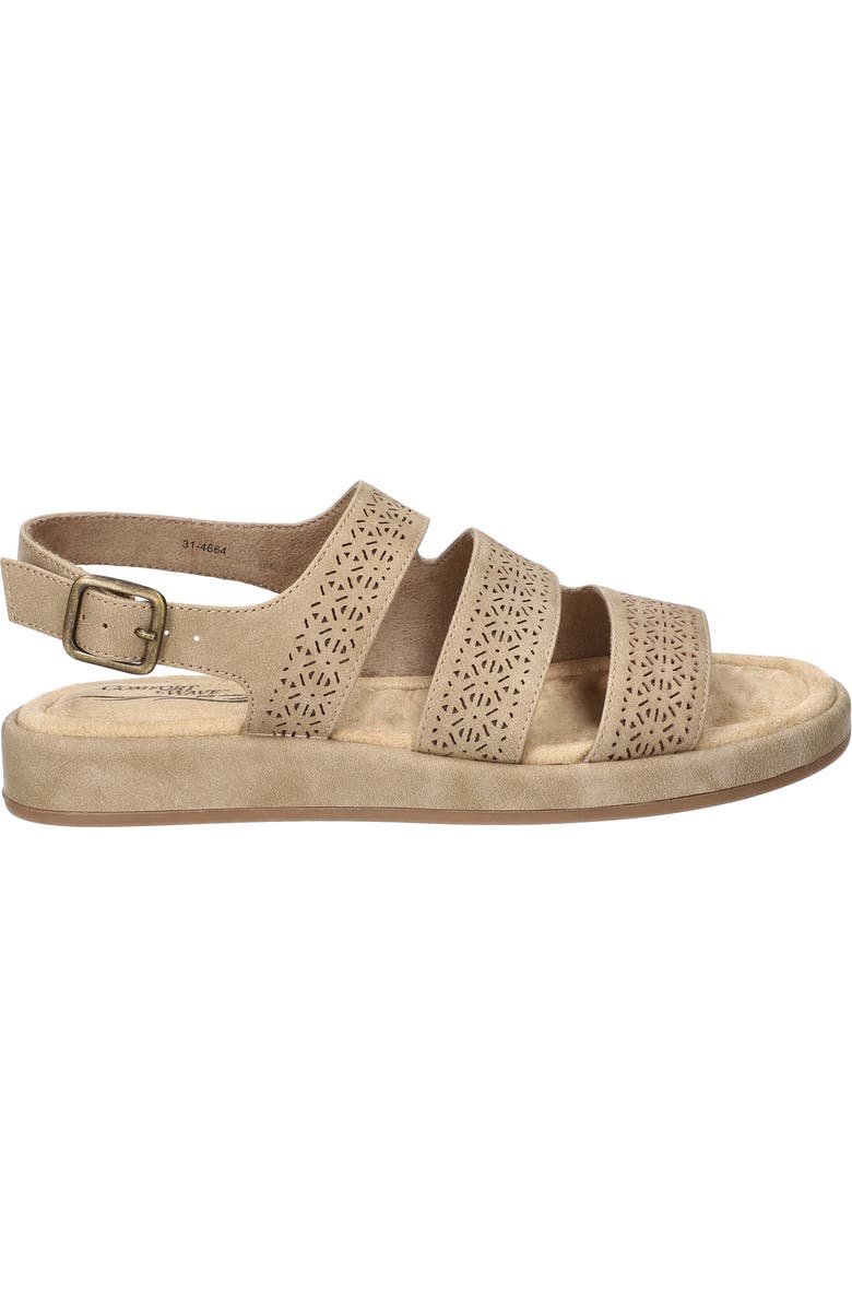 EASY STREET Link Laser Cut Slingback Sandal, Alternate, color, Natural