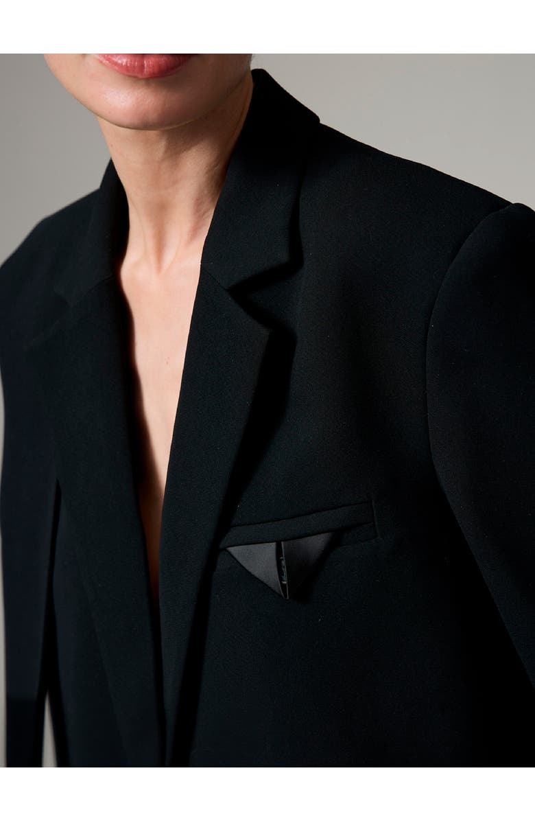 DAY Birger et Mikkelsen Edie Cropped Gabardine Blazer, Alternate, color, Black