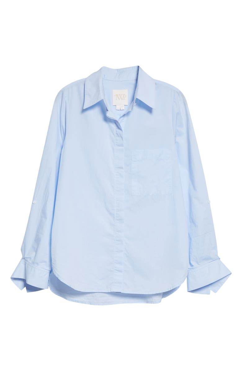 TWP The Boyfriend Cotton Button-Up Shirt, Alternate, color,