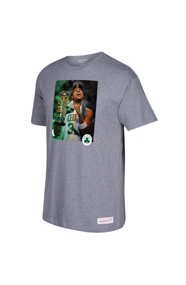 Mitchell & Ness Men's Mitchell & Ness Paul Pierce Gray Boston Celtics Graphic T-Shirt, Alternate, color, 