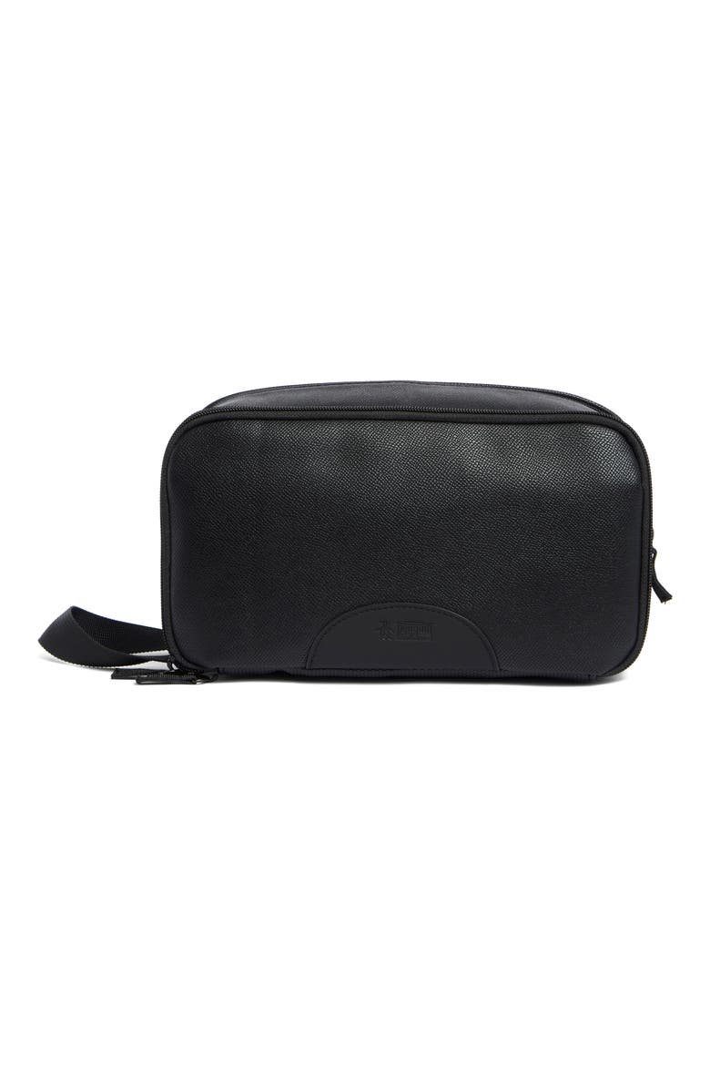 Angel Cube Zip Dopp Kit, Main, color, BLACK