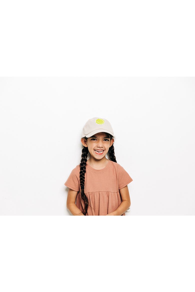 Terry Tennis Hat - Kids, Alternate, color, Dune