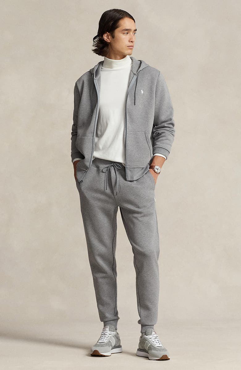 Polo Ralph Lauren Double Knit Zip-Up Hoodie, Alternate, color, 