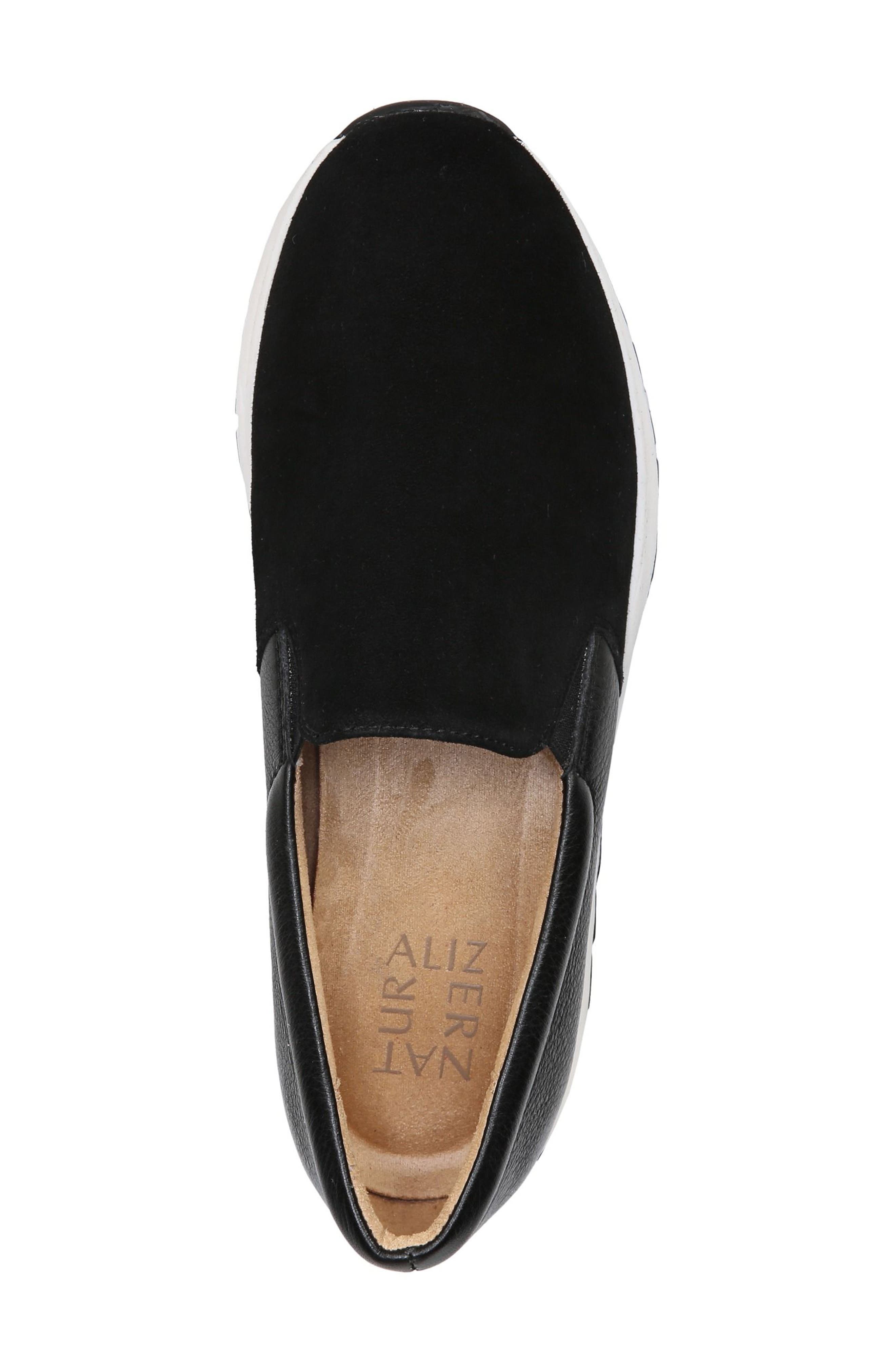 Selah Slip-On Sneaker, Alternate, color, BLACK SUEDE