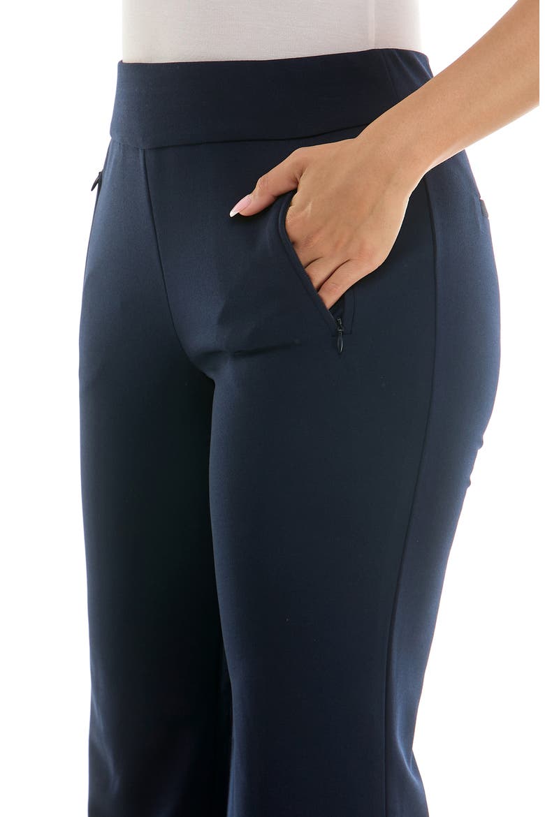 Bell Bottom Flare Pants, Alternate, color, NAVY