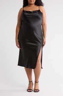 Renee C Satin Slipdress